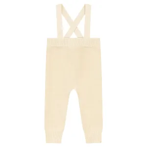Overall cream suspenders by Mann