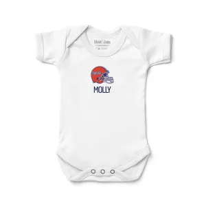 Personalized Florida Gators Helmet Bodysuit