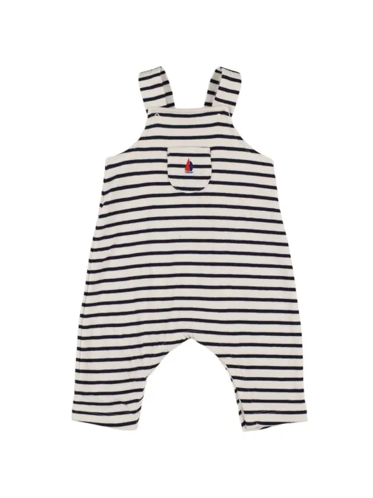 Petit Bateau   Cotton overalls &amp; bodysuit 