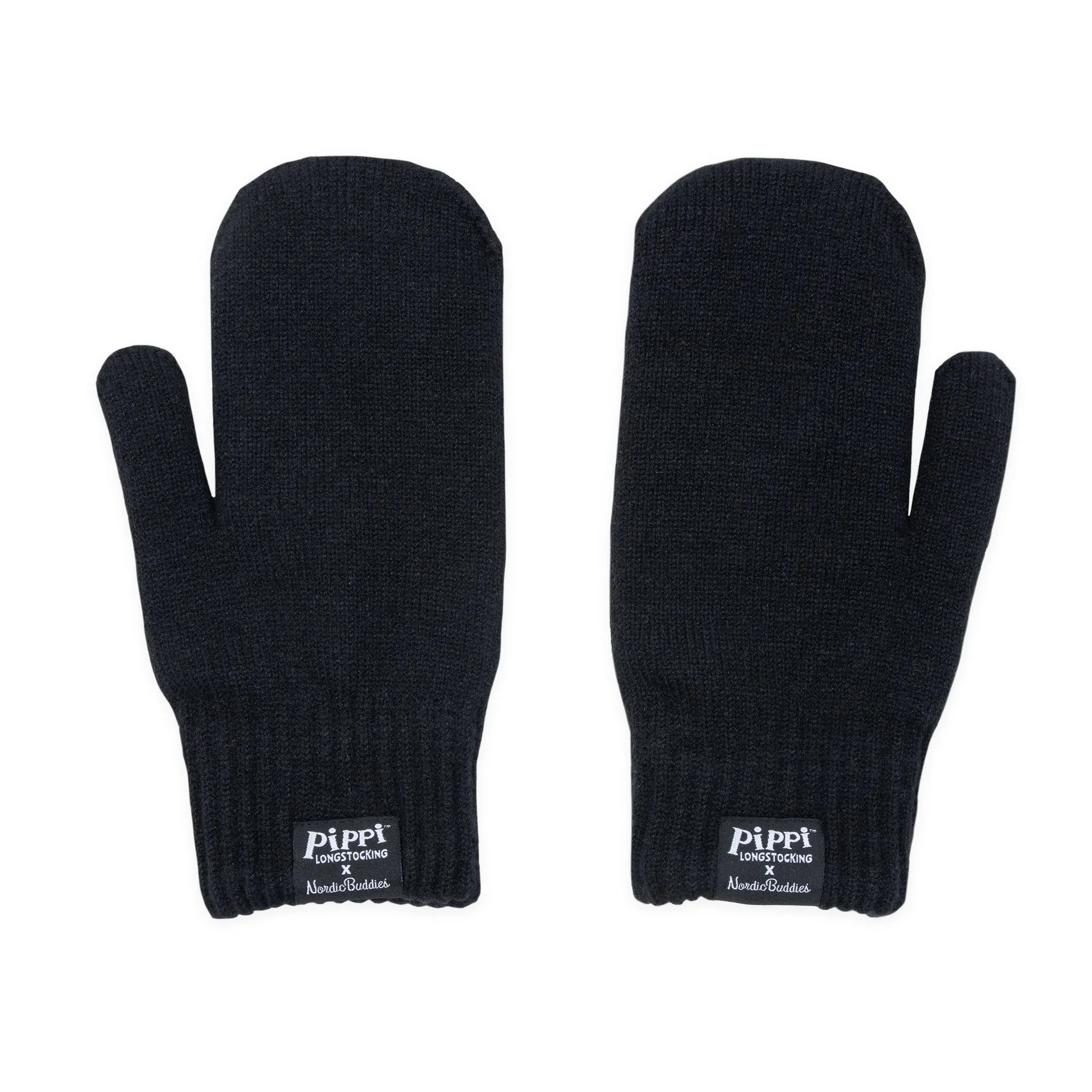 Pippi Beanie and Mittens Christmas Combo - Black