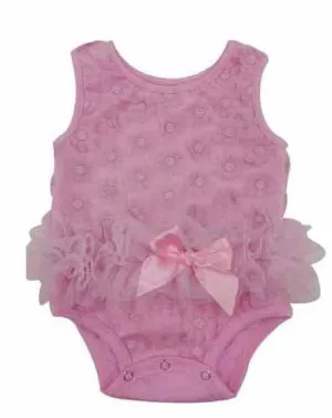Popatu Baby Girl's Pink Tutu Bodysuit