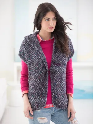Powder Ridge Hooded Vest (Knit)