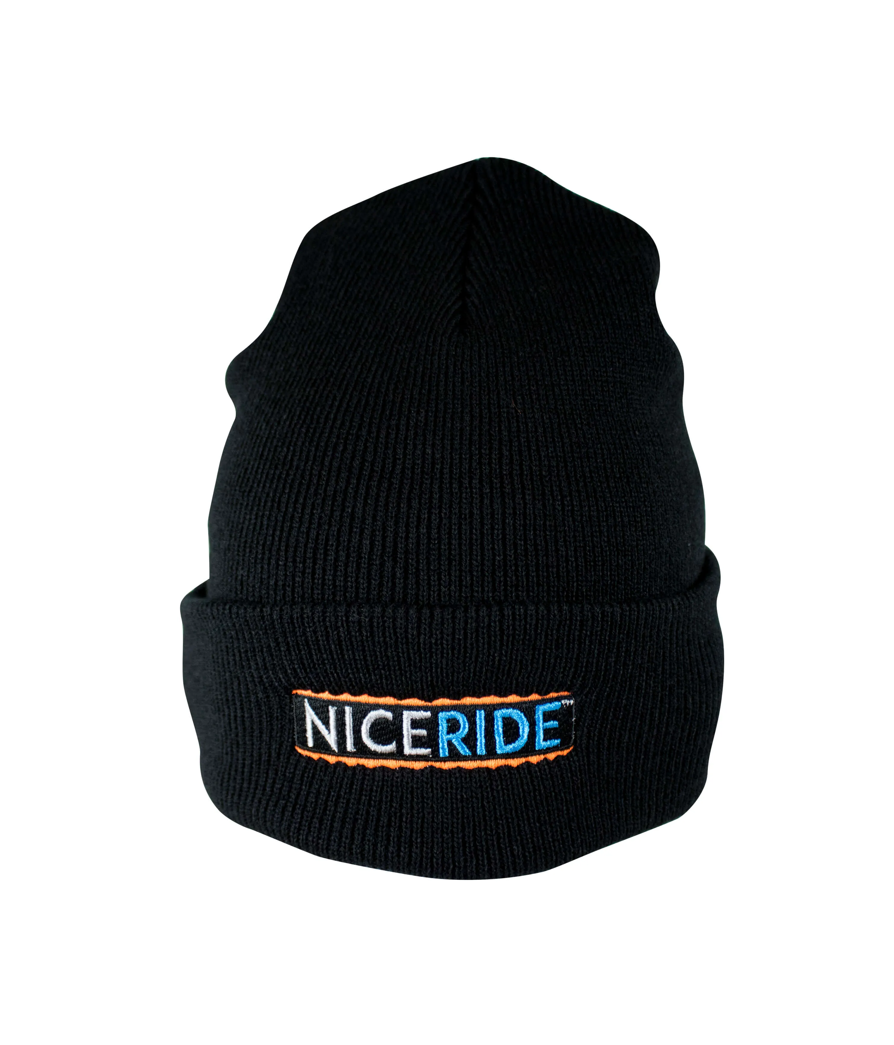 "Buck-Eye" Unisex Black Cuff Beanie