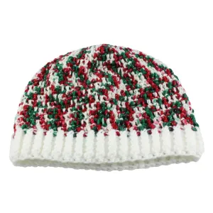 Red White Green Christmas Slouch Beanie Hat Medium/Large - JMCH38ML
