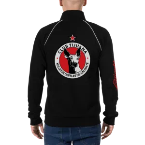 RETRO BOMBER XOLOS CALIENTE - PIPED FLEECE JACKET