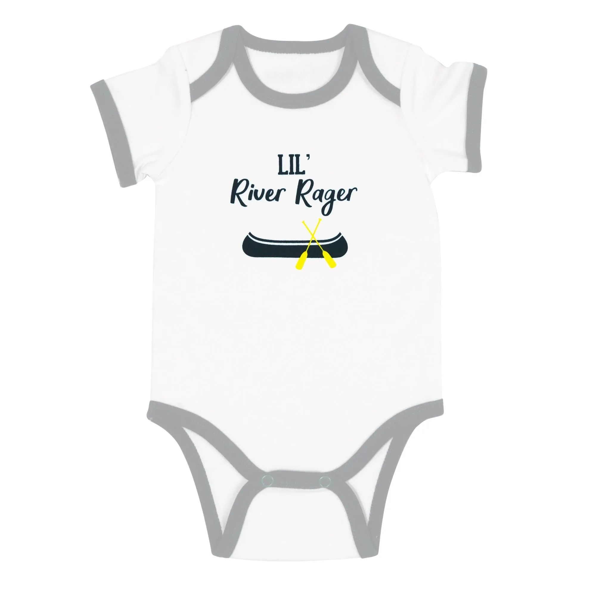 River Rager Gray Trimmed Bodysuit