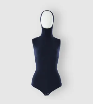 RUUQ Bodysuit Sleeveless with Hijab Cap - Navy