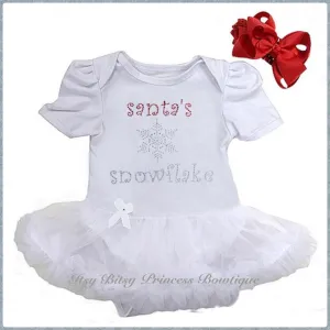 Santa's Snowflake Romper set