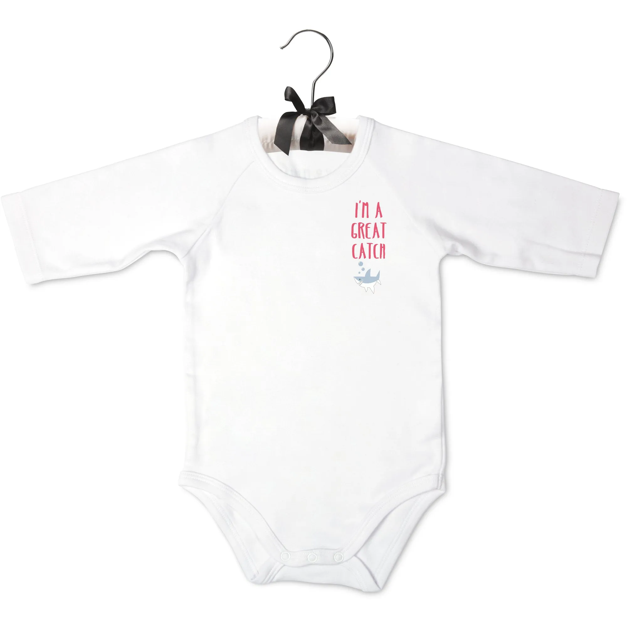 Shark 3/4 Length Sleeve Onesie