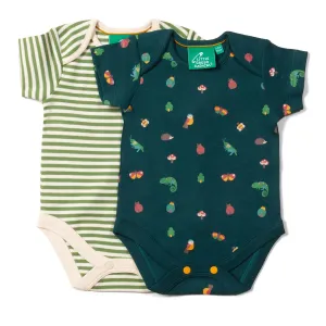 Short sleeve bodysuit set- nature's marvels