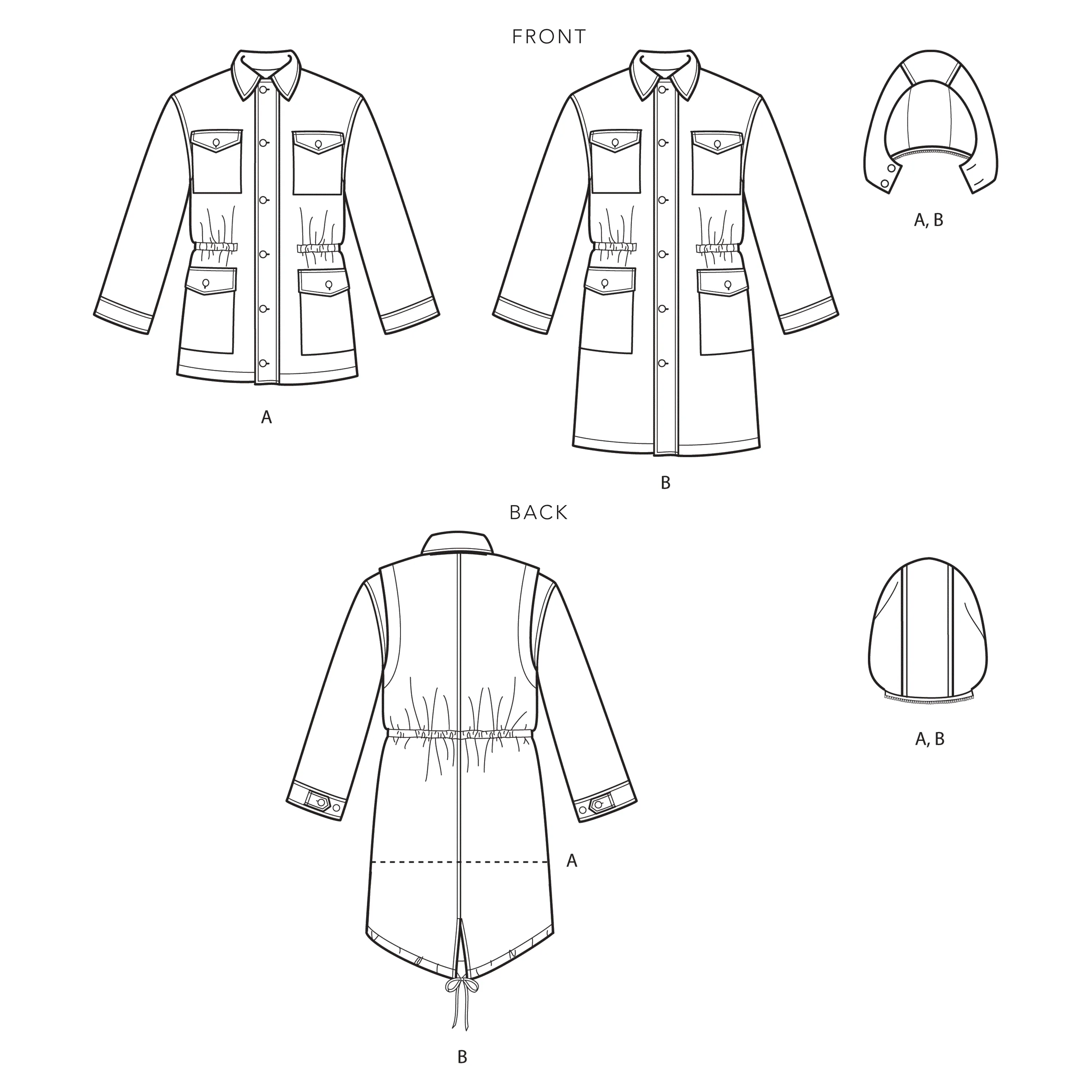 Simplicity Sewing Pattern S9052 Jacket and Hood