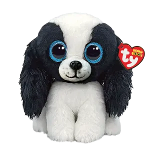 Sissy Black and White Dog Beanie Baby
