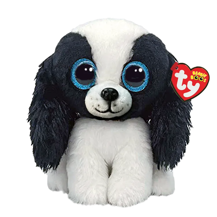 Sissy Black and White Dog Beanie Baby