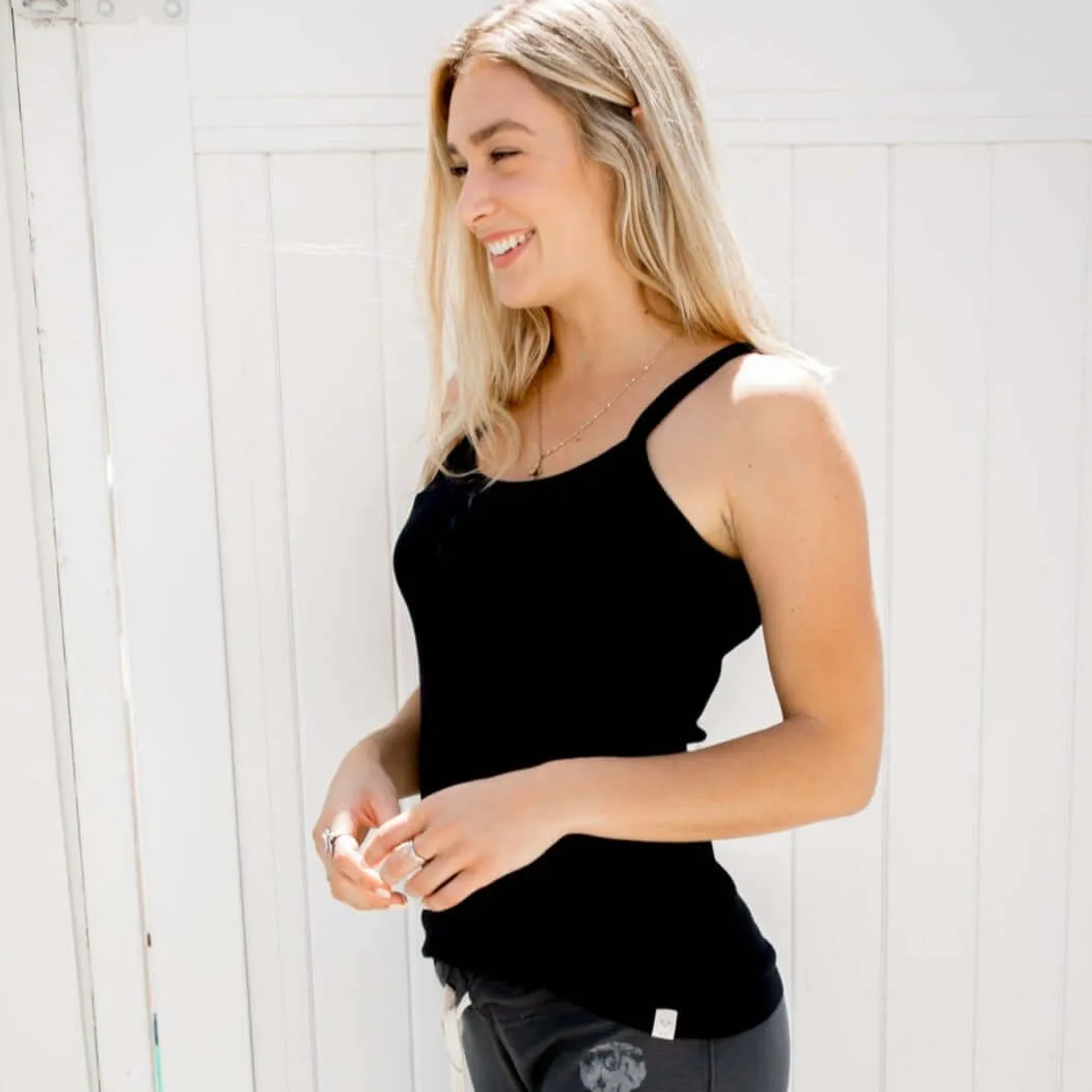 Sleepaholik Any Time & All the Time Cotton Tank Top Made in USA