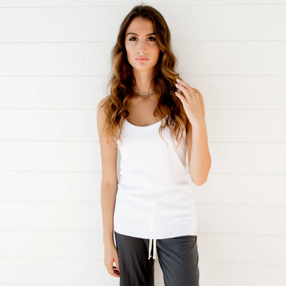 Sleepaholik Any Time & All the Time Cotton Tank Top Made in USA
