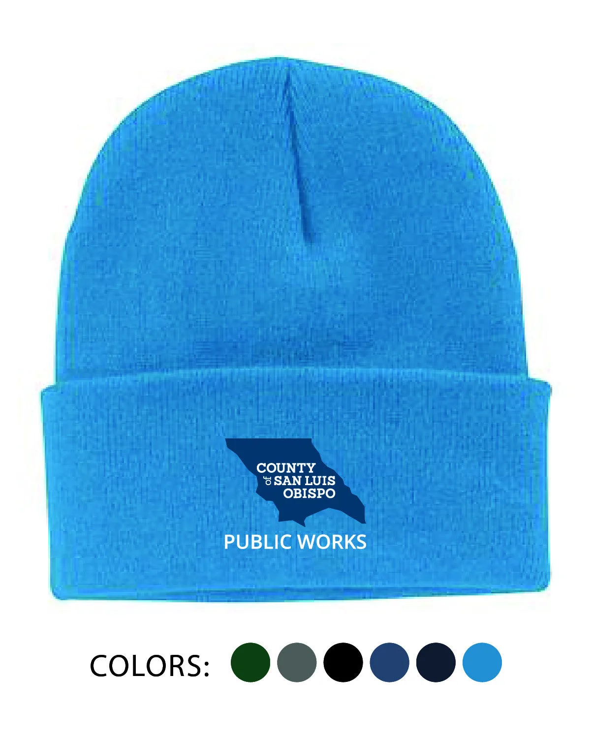 SLO Public Works - Beanie