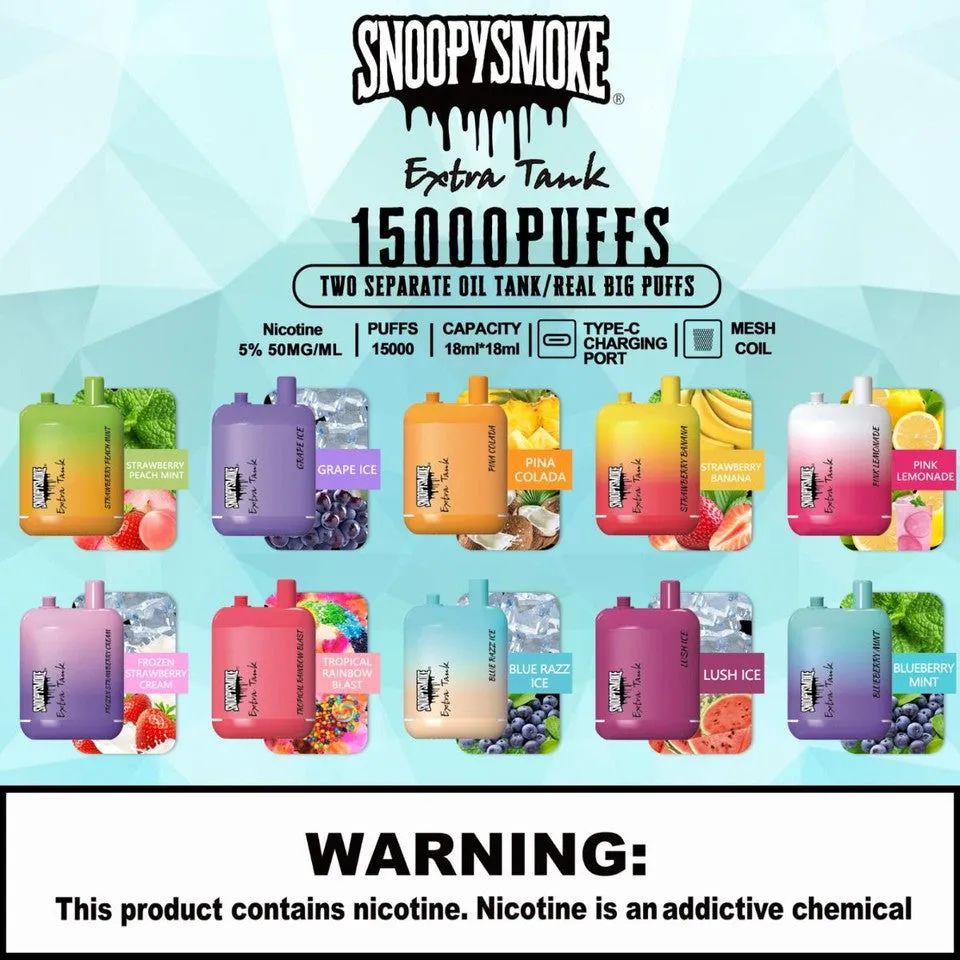Snoopy Smoke Extra Tank Disposable