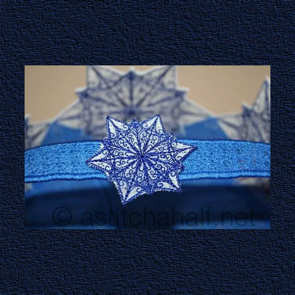 Snowflake Freestanding Lace Baskets