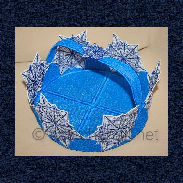 Snowflake Freestanding Lace Baskets