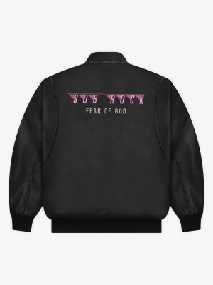Sob Rock Leather Bomber