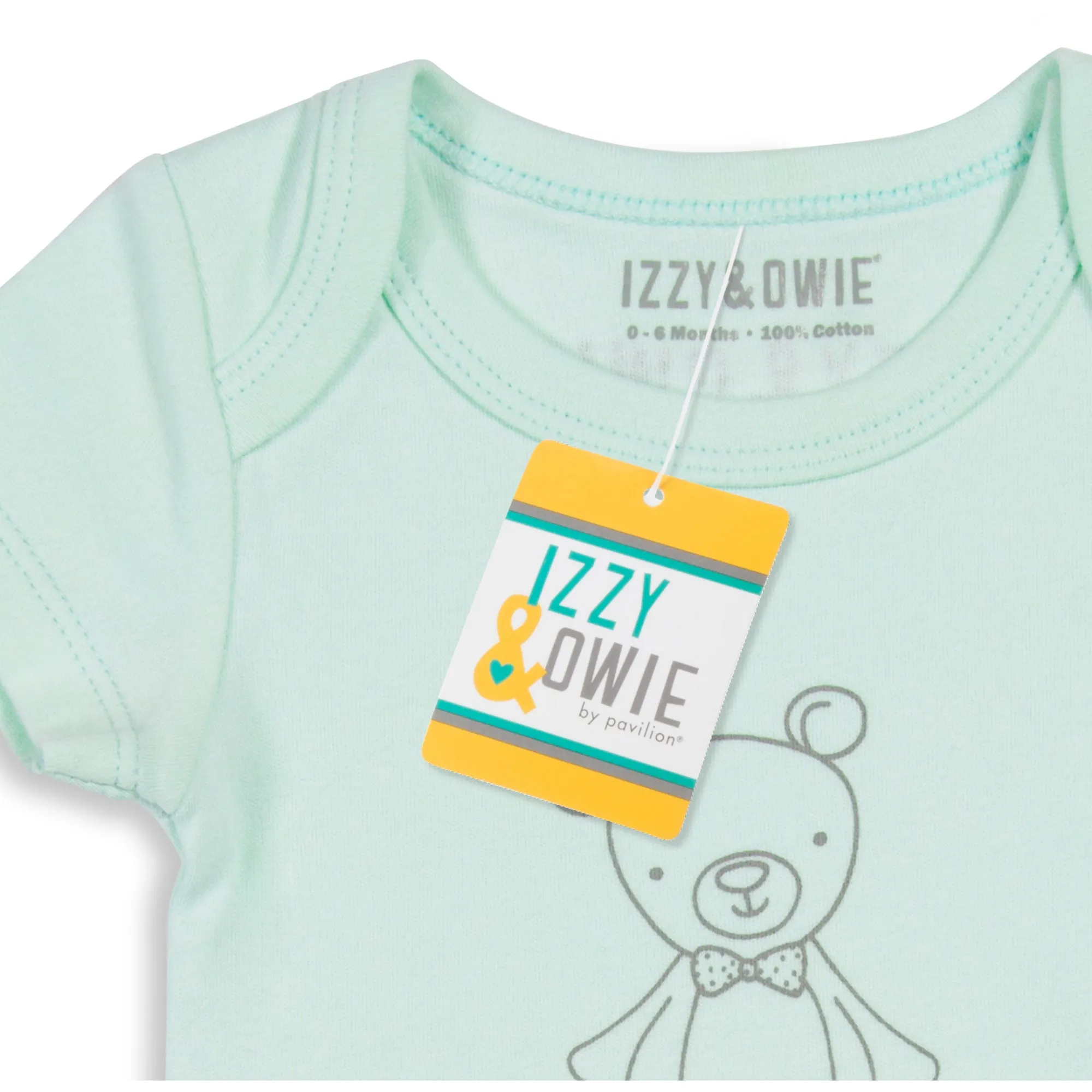 Soft Green Bear Onesie