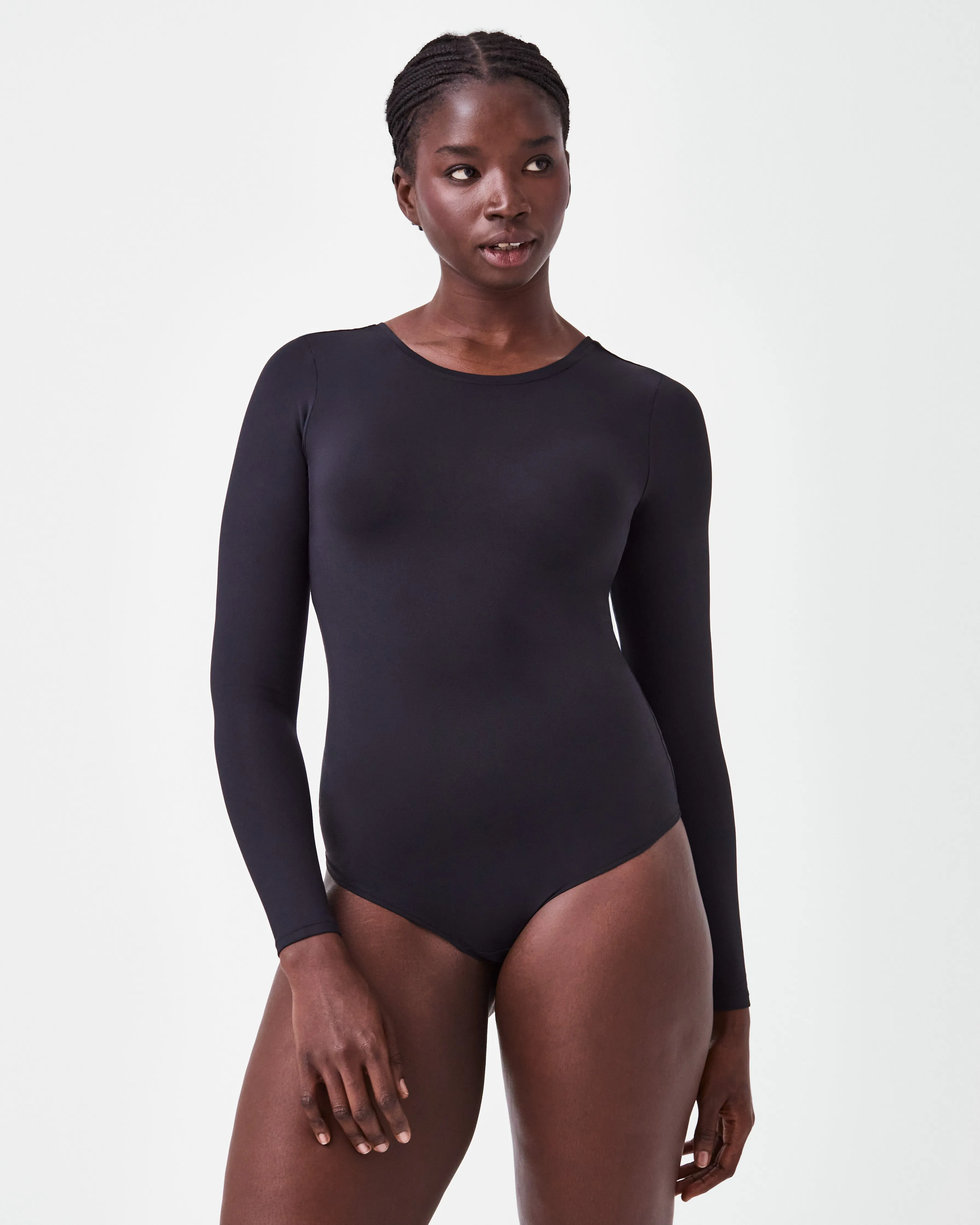 SPANX® Suit Yourself Long Sleeve Scoop Neck Bodysuit