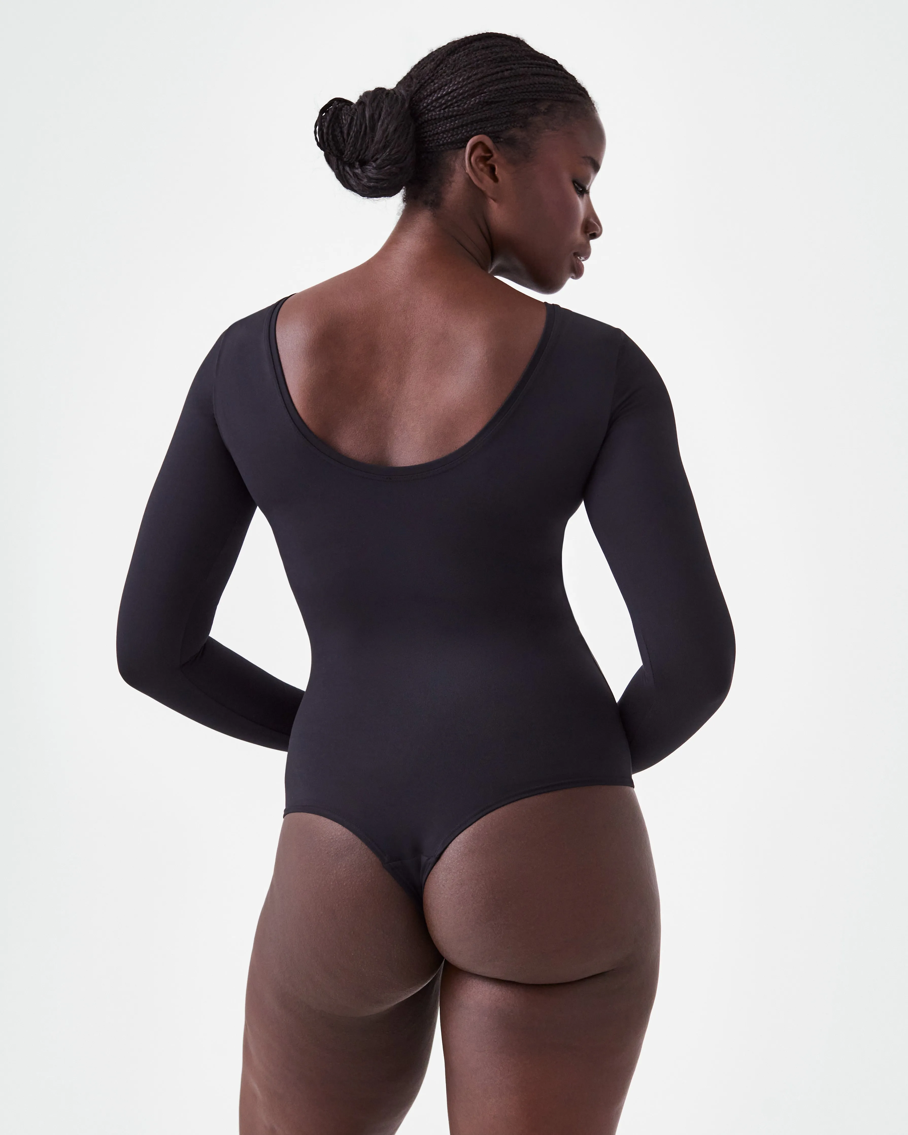 SPANX® Suit Yourself Long Sleeve Scoop Neck Bodysuit