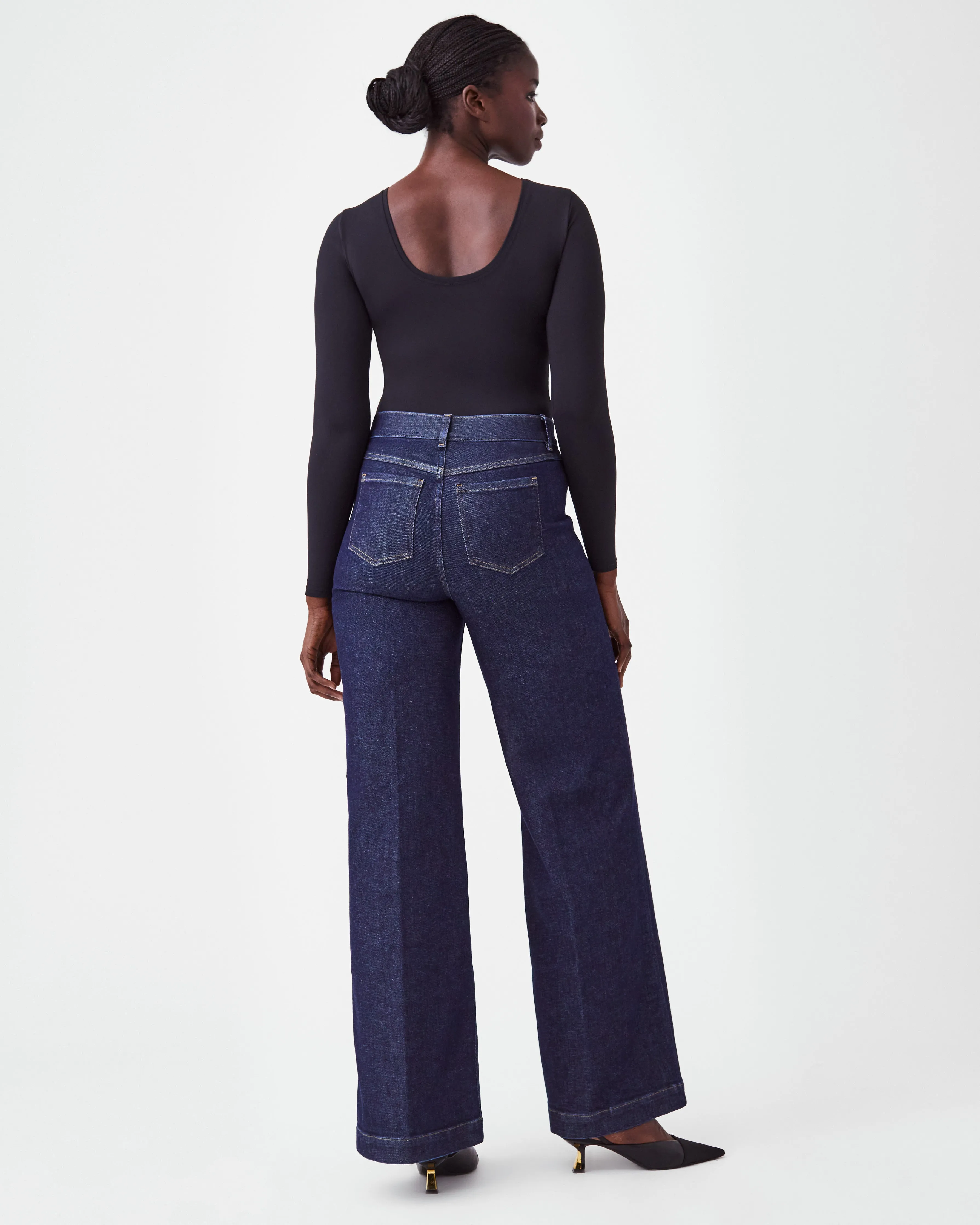 SPANX® Suit Yourself Long Sleeve Scoop Neck Bodysuit