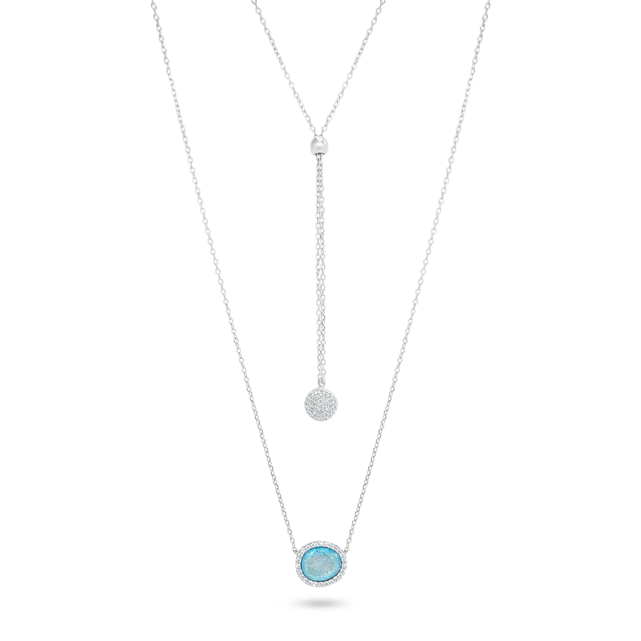 Sparkling Circle Necklace