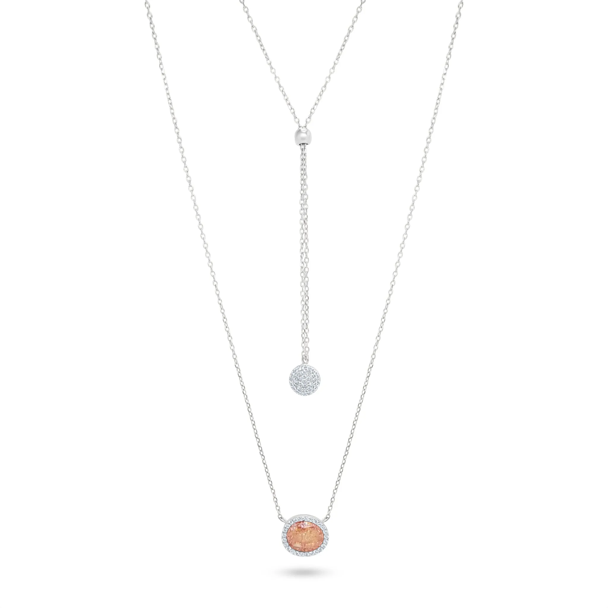 Sparkling Circle Necklace
