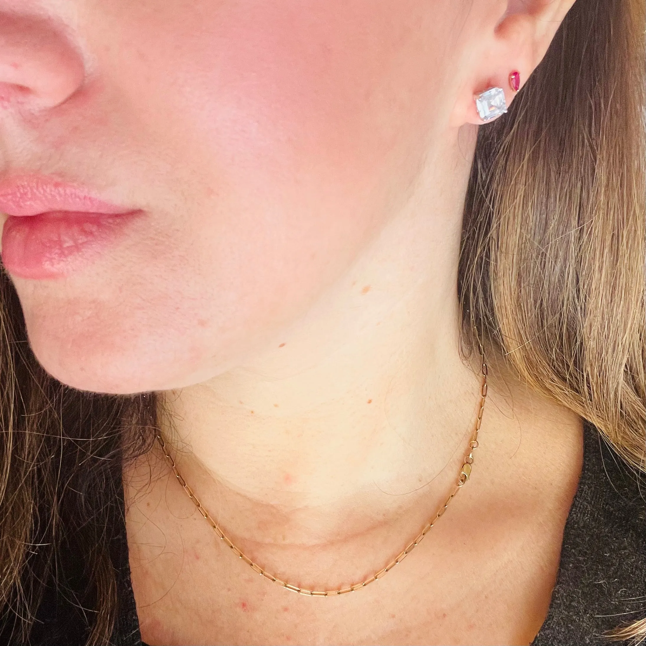 Sparkling Square Studs
