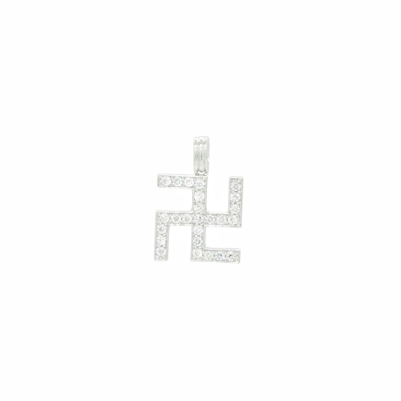 Sparkling Swastika Pendant