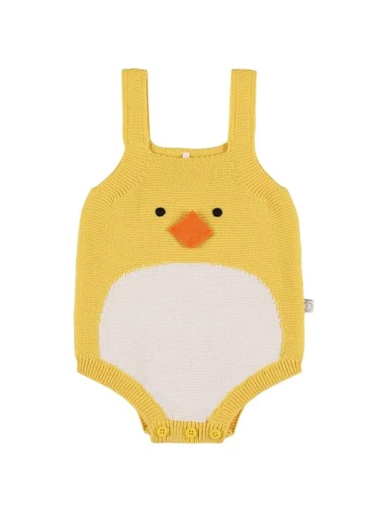 Stella McCartney Kids   Cotton knit bodysuit 