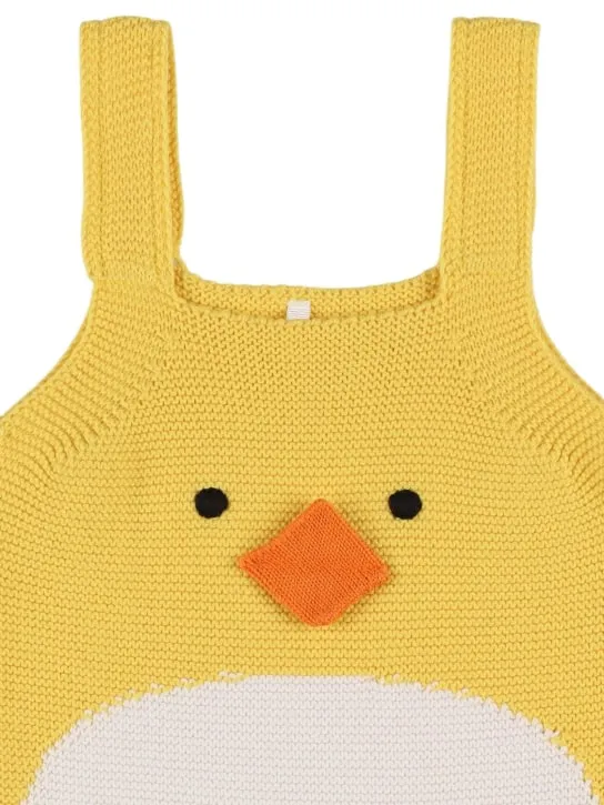 Stella McCartney Kids   Cotton knit bodysuit 