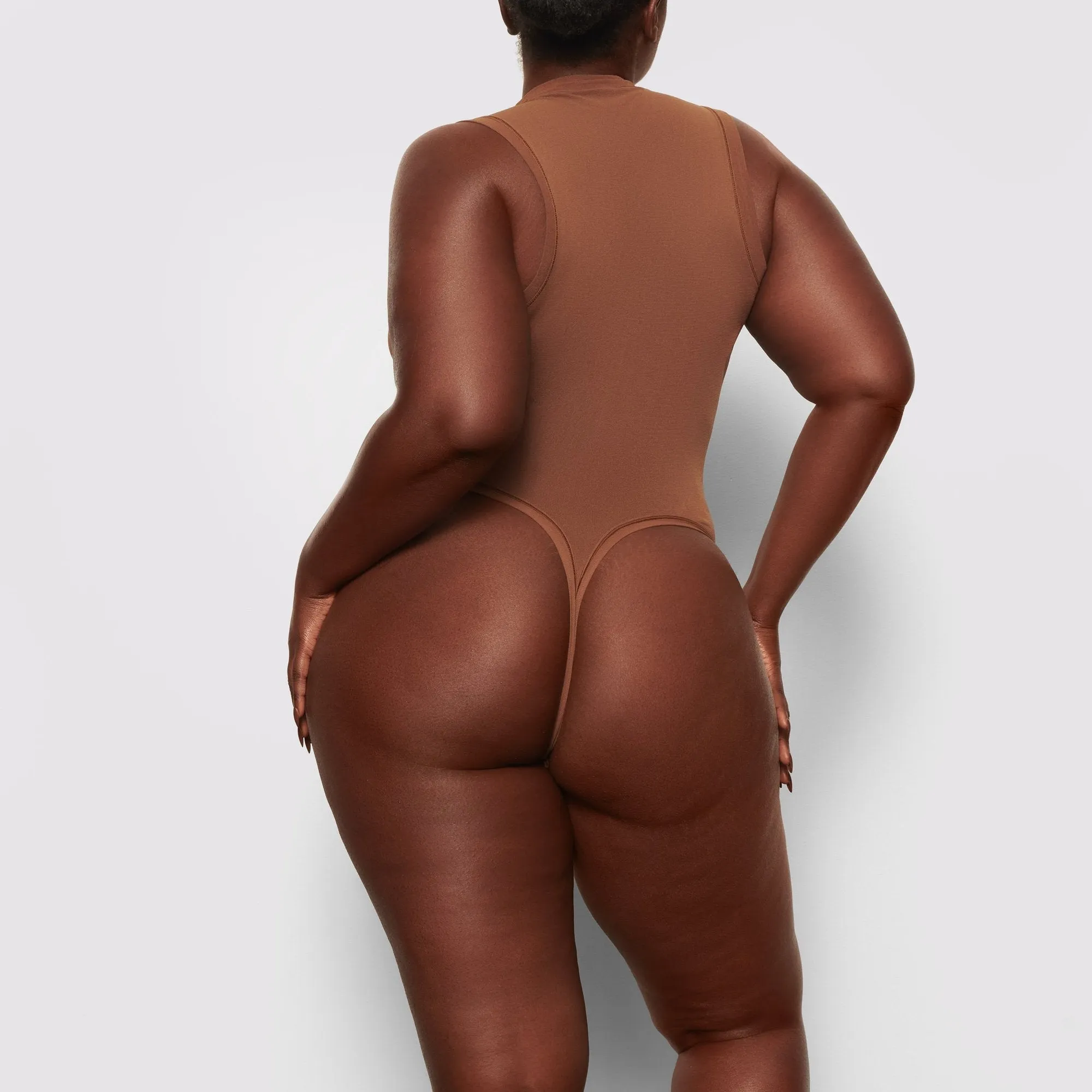 SUMMER MESH MOCK NECK BODYSUIT | JASPER