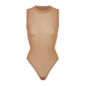SUMMER MESH MOCK NECK BODYSUIT | SIENNA