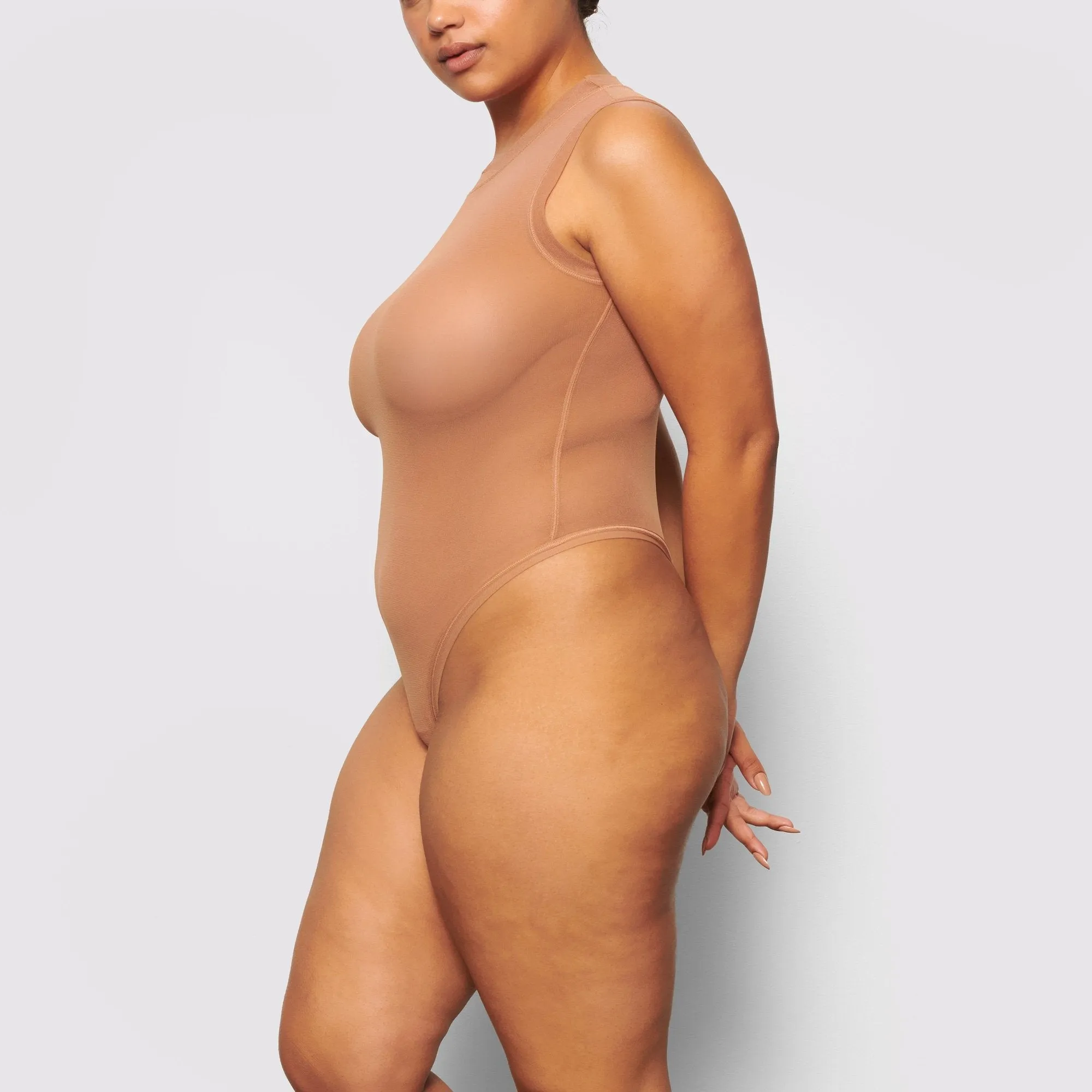 SUMMER MESH MOCK NECK BODYSUIT | SIENNA