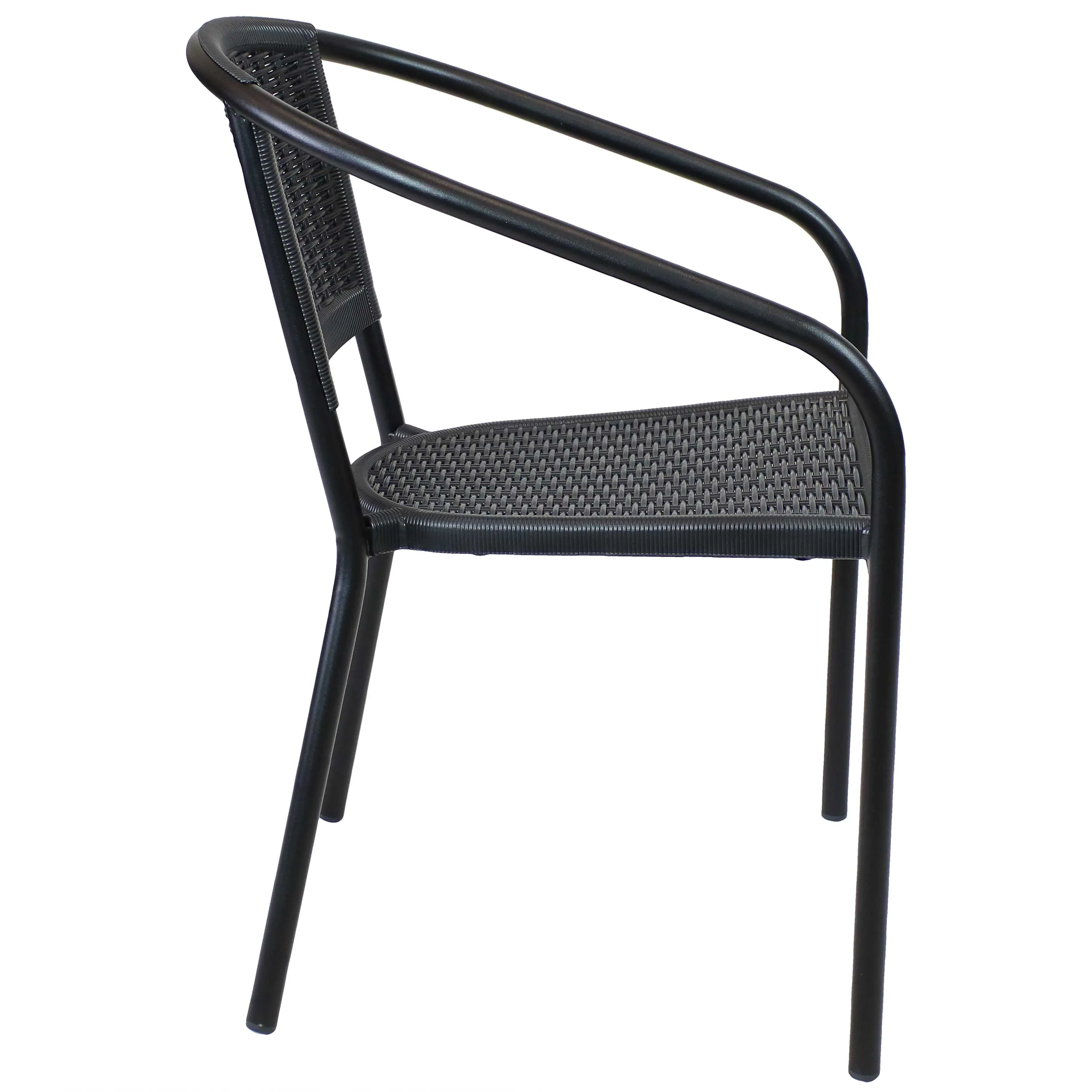 Sunnydaze Aderes Plastic Outdoor Arm Chair