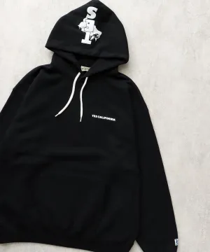 TES CAL FLOCK LOGO SWEAT PARKA / スウェットパーカー