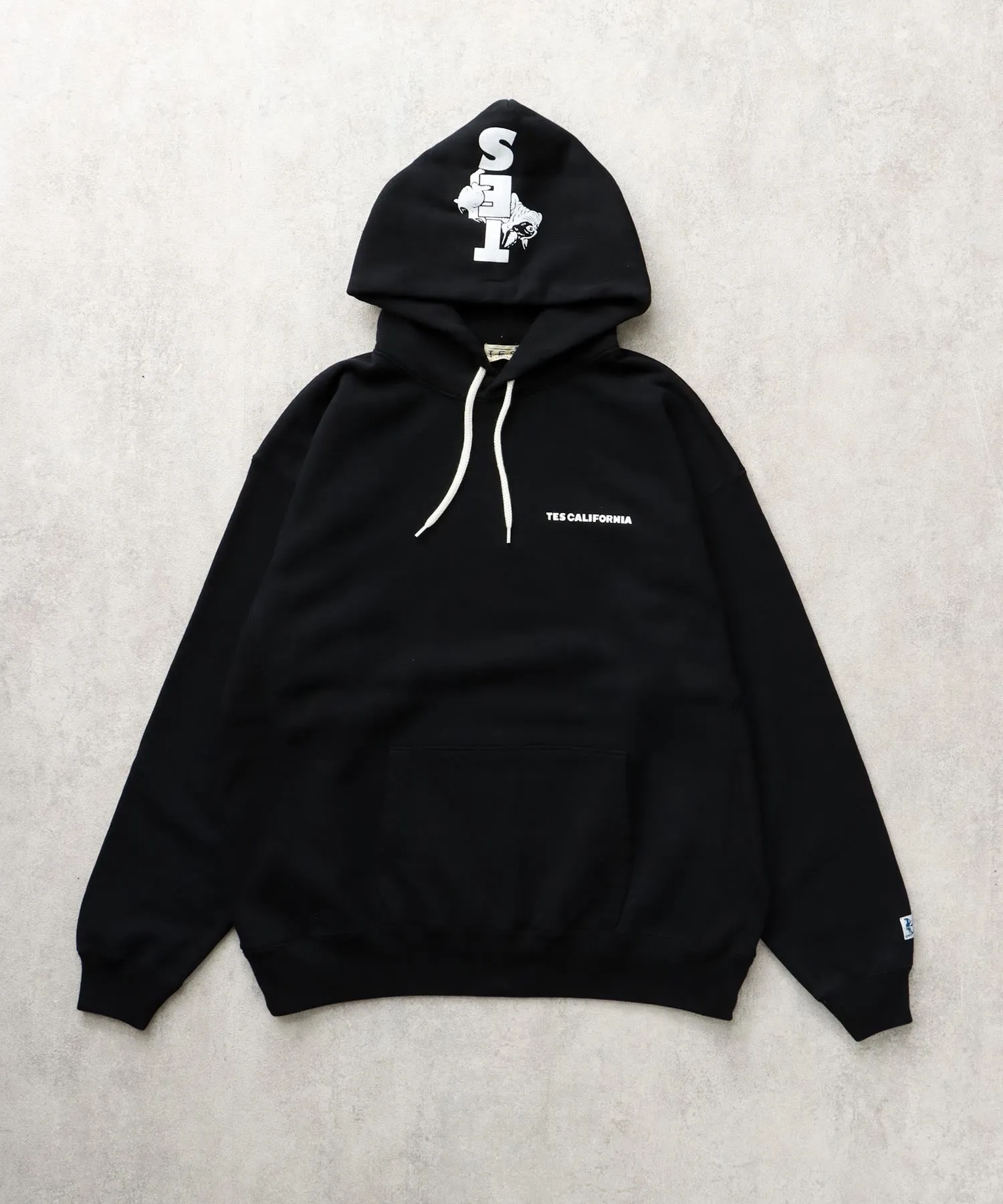 TES CAL FLOCK LOGO SWEAT PARKA / スウェットパーカー