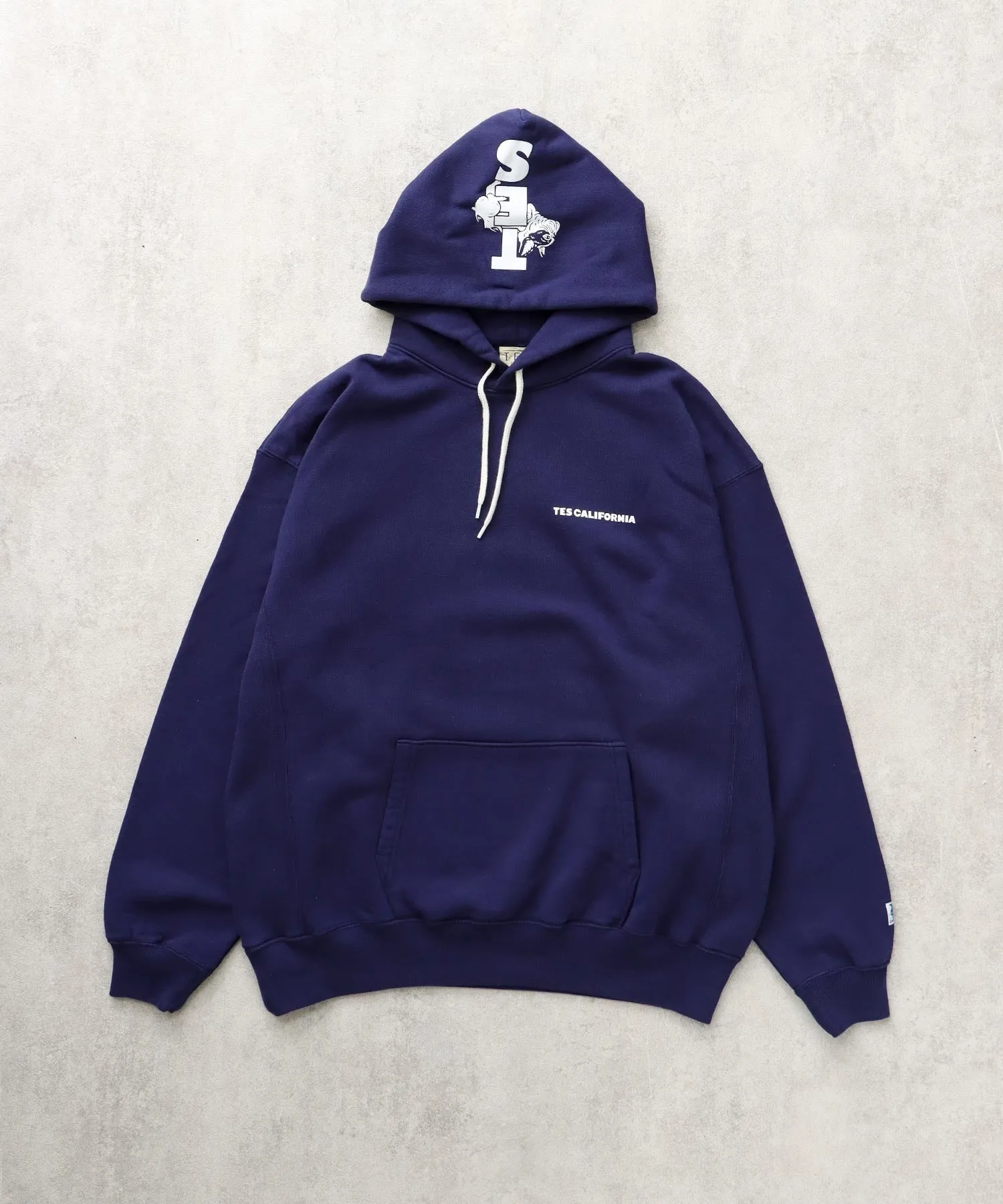 TES CAL FLOCK LOGO SWEAT PARKA / スウェットパーカー