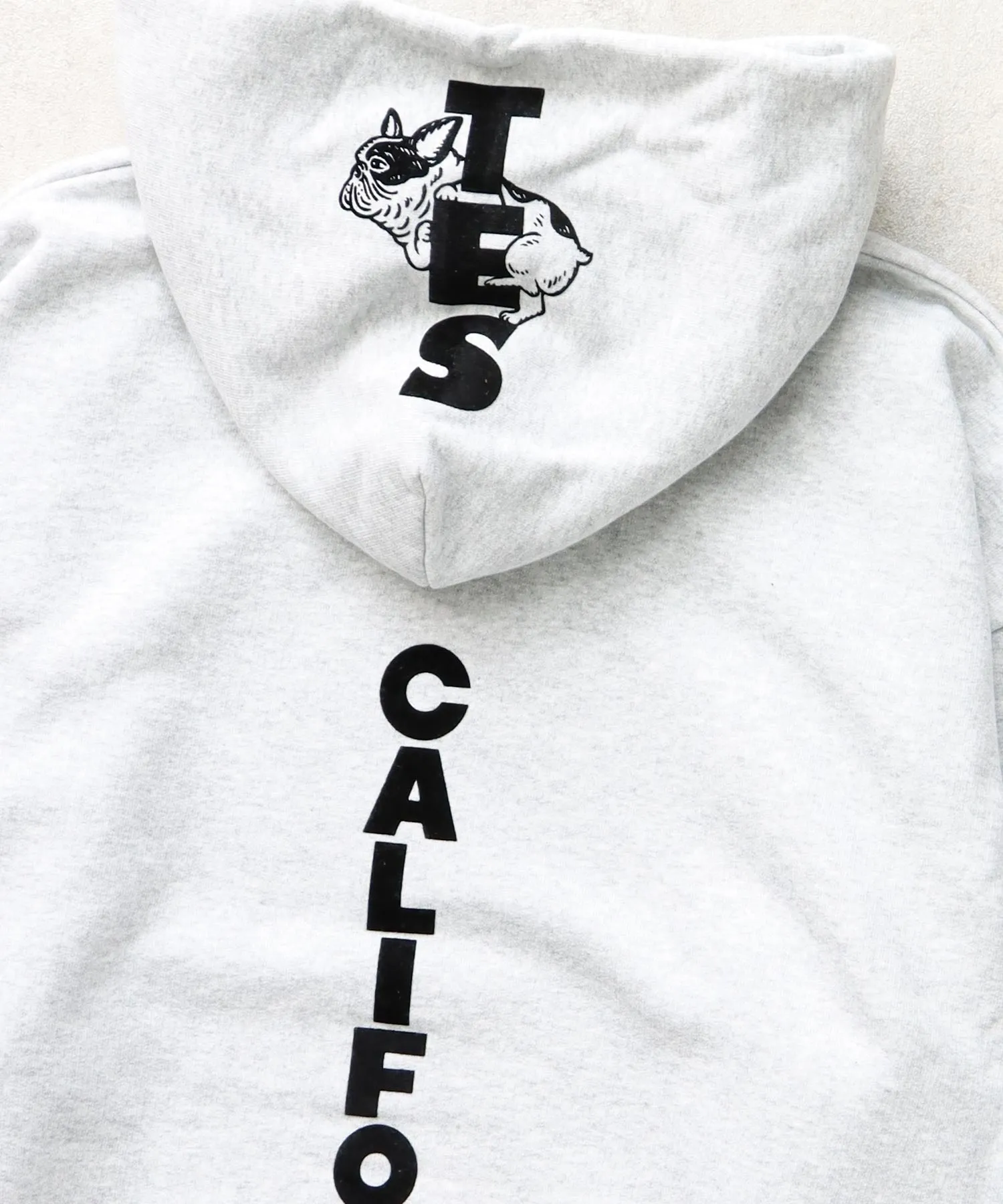 TES CAL FLOCK LOGO SWEAT PARKA / スウェットパーカー