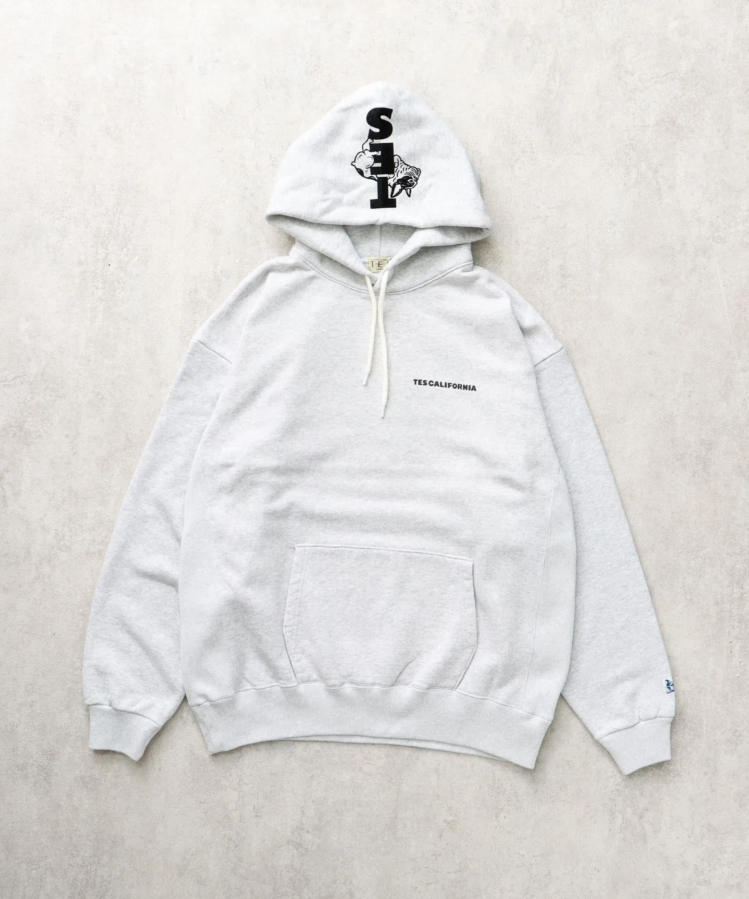 TES CAL FLOCK LOGO SWEAT PARKA / スウェットパーカー