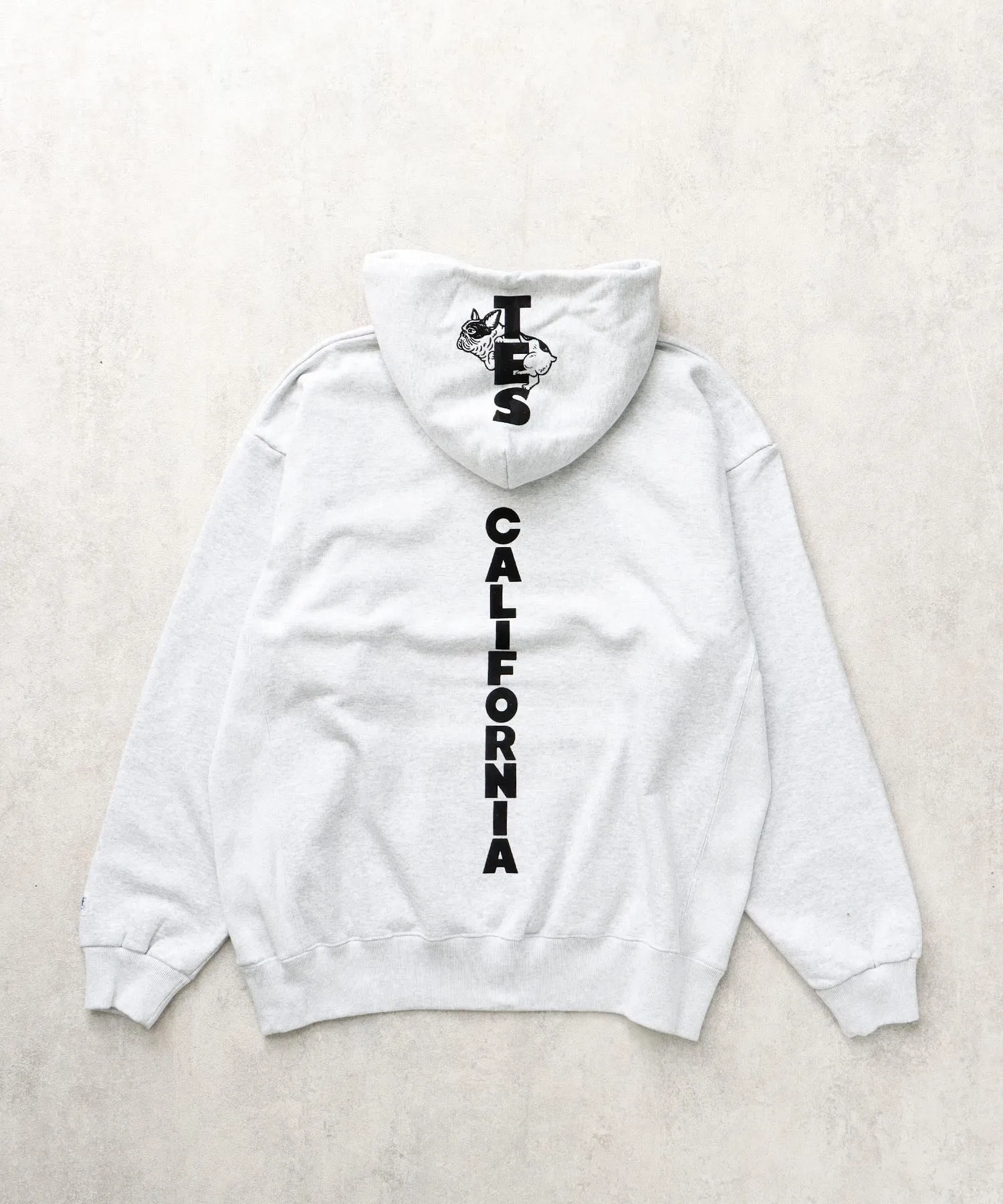 TES CAL FLOCK LOGO SWEAT PARKA / スウェットパーカー