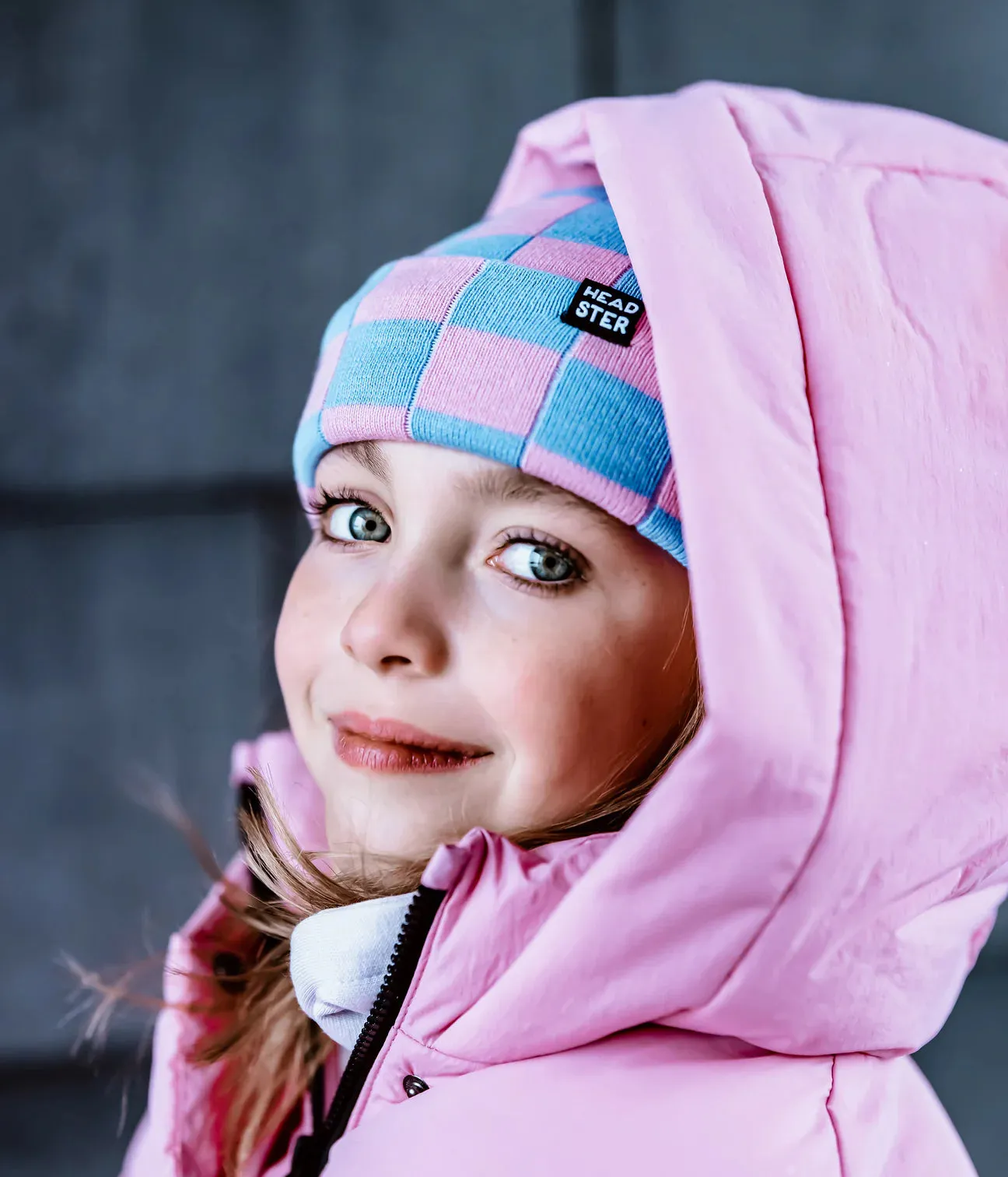 The Check Yourself Beanie by Headster - Smart Pink
