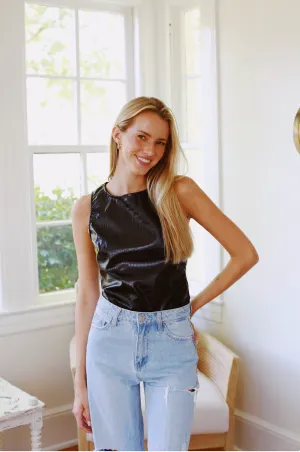 The Croc Bodysuit - Black