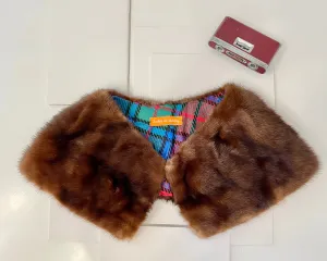 The most lovely mink shawl lined with Gucci... so extraordinary