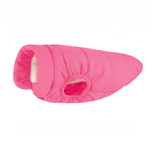 Thick Fleece Lining Warm Winter Vest For Small Dogs