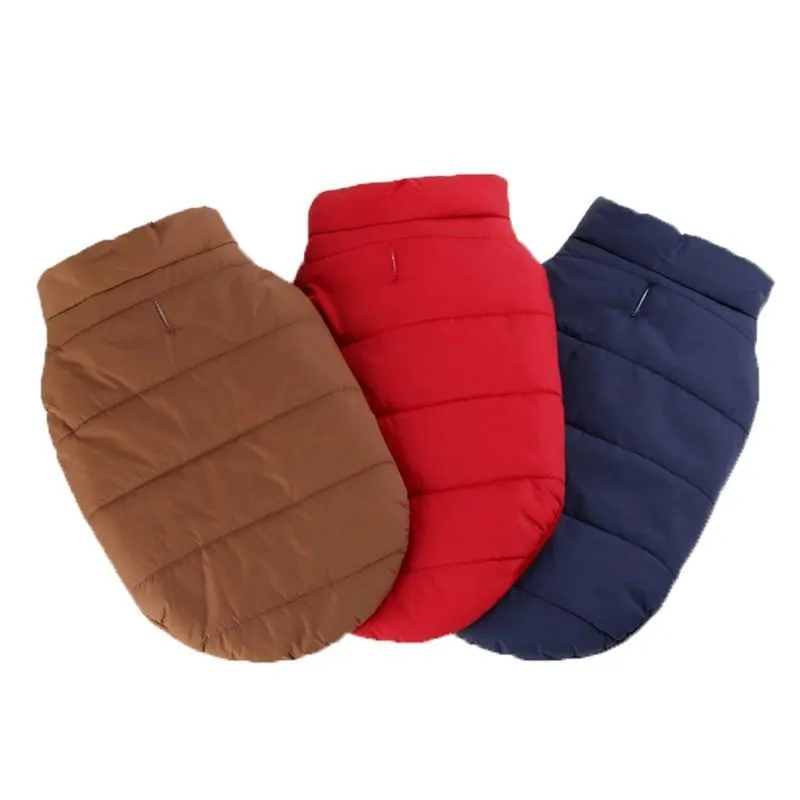 Thick Fleece Lining Warm Winter Vest For Small Dogs