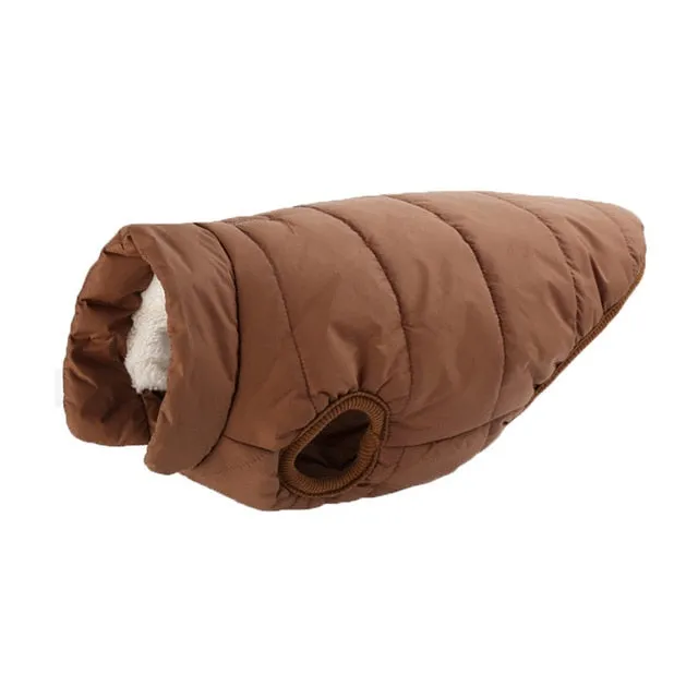 Thick Fleece Lining Warm Winter Vest For Small Dogs